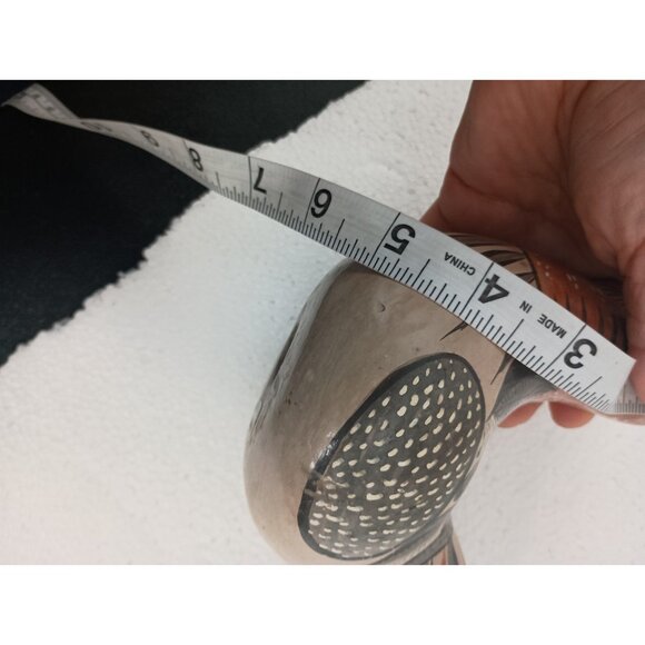 Vintage Tonala Pottery Hand Painted Ceramic Bird Figurine Mexican Folk Art - Picture 9 of 9